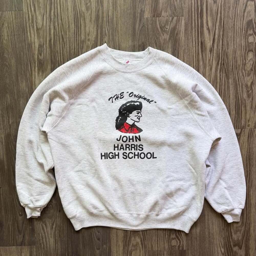 Vintage John Harris High School Crewneck Sweatshirt Jerzees 90s